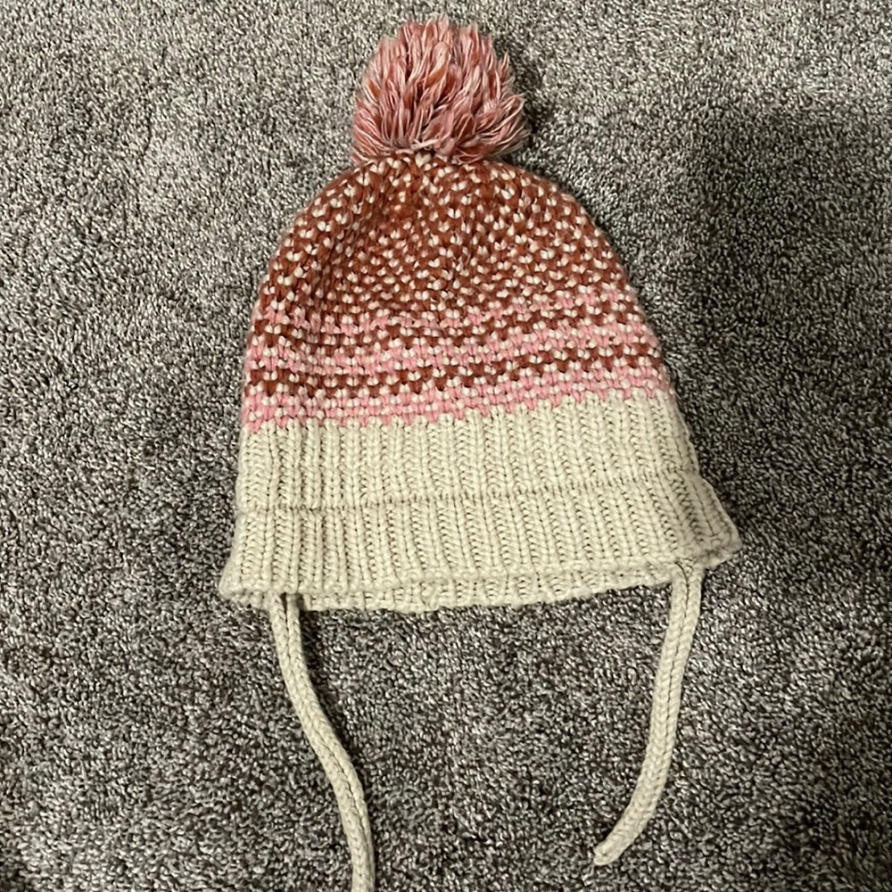 Zara knit baby girl hat